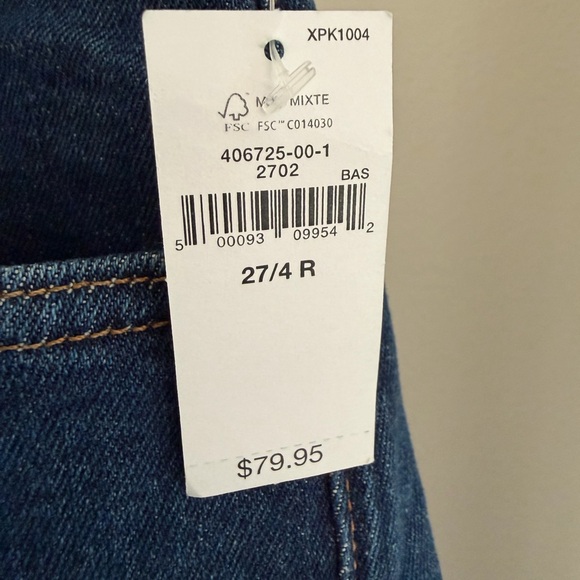 Women’s GAP WIDE LEG Blue Jeans - Picture 3 of 6